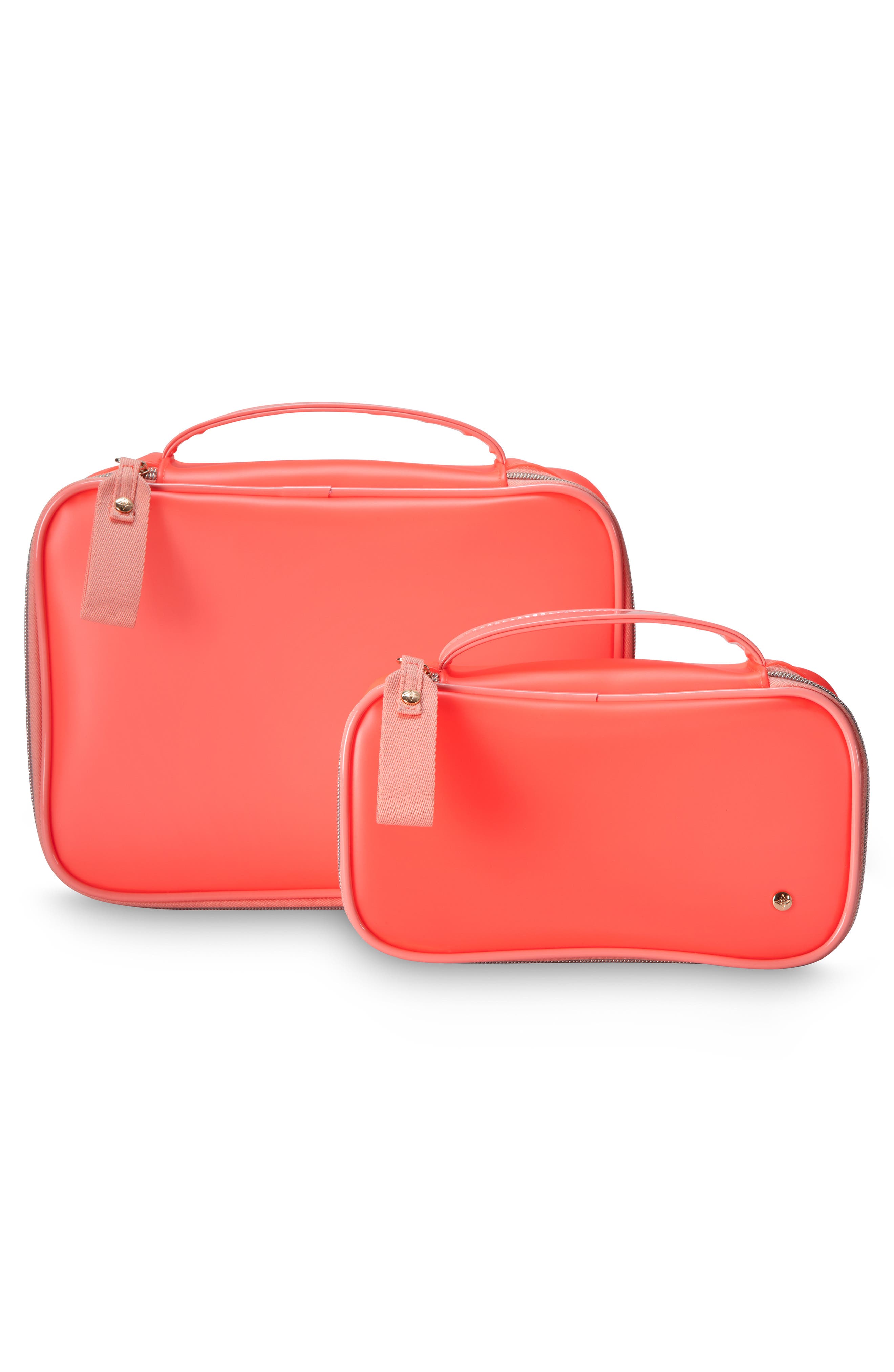 Miami Guava 2-Piece Makeup Case Set, Alternate, color, PINK