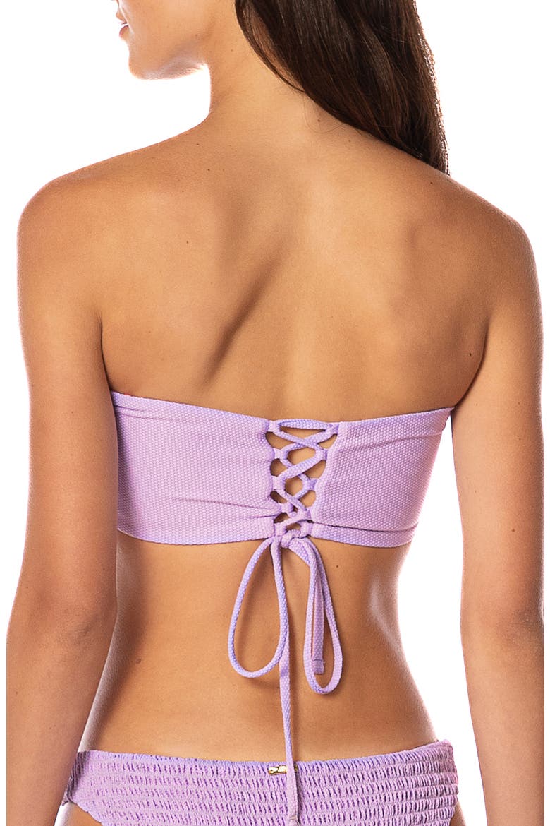 Purple Lavender Artemis Multifit Reversible Bikini Top, Alternate, color, PURPLE
