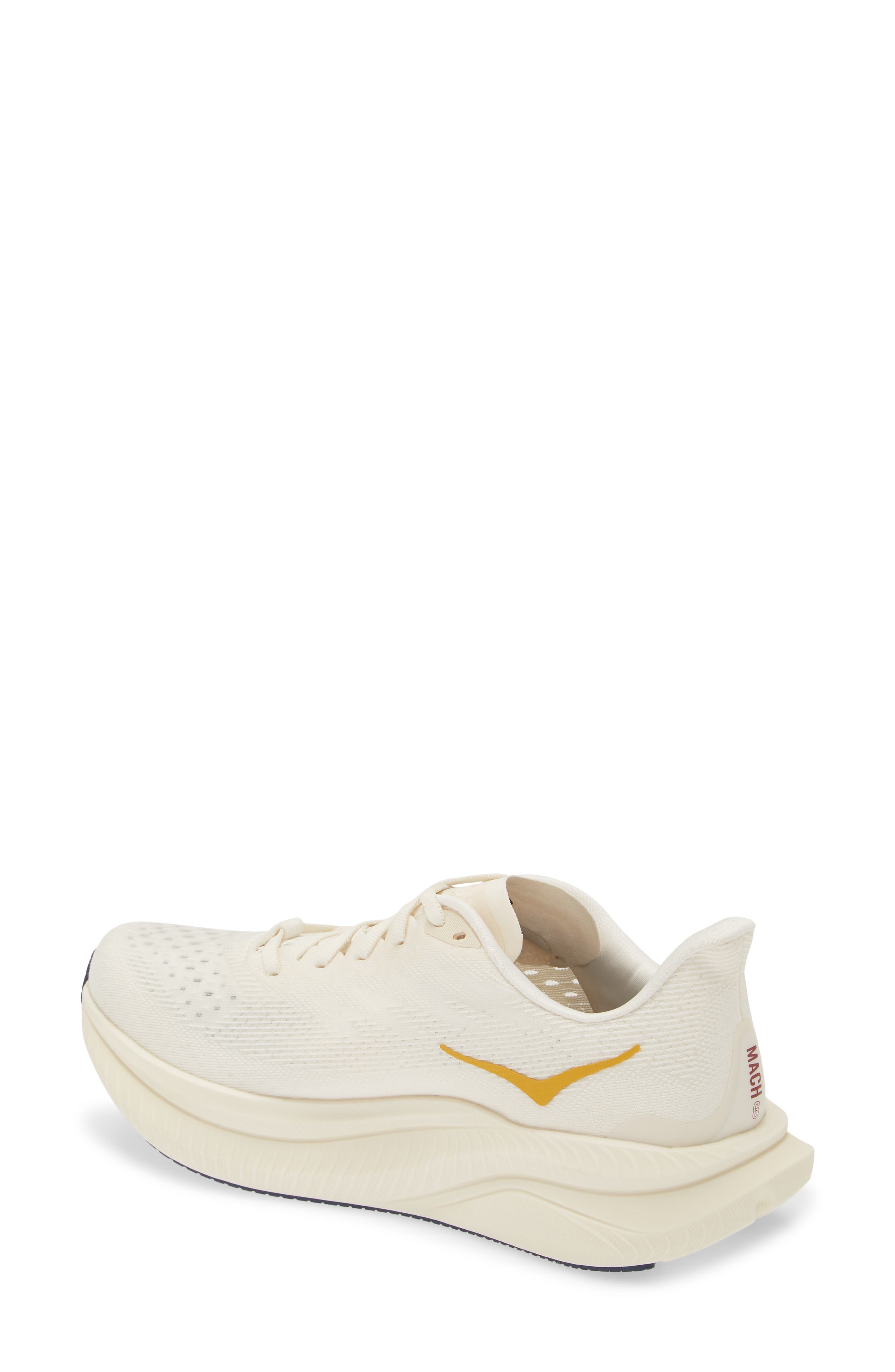 Mach 6 Running Shoe, Alternate, color, ALABASTER/ OAT MILK
