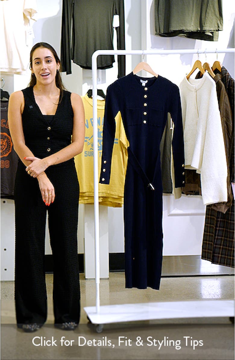 Willa Belted Long Sleeve Maxi Dress, sales video thumbnail