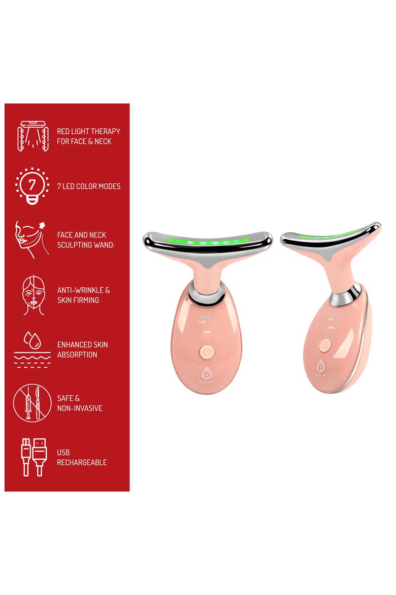 7-in-1 LED Light Therapy Device, Alternate, color, PINK