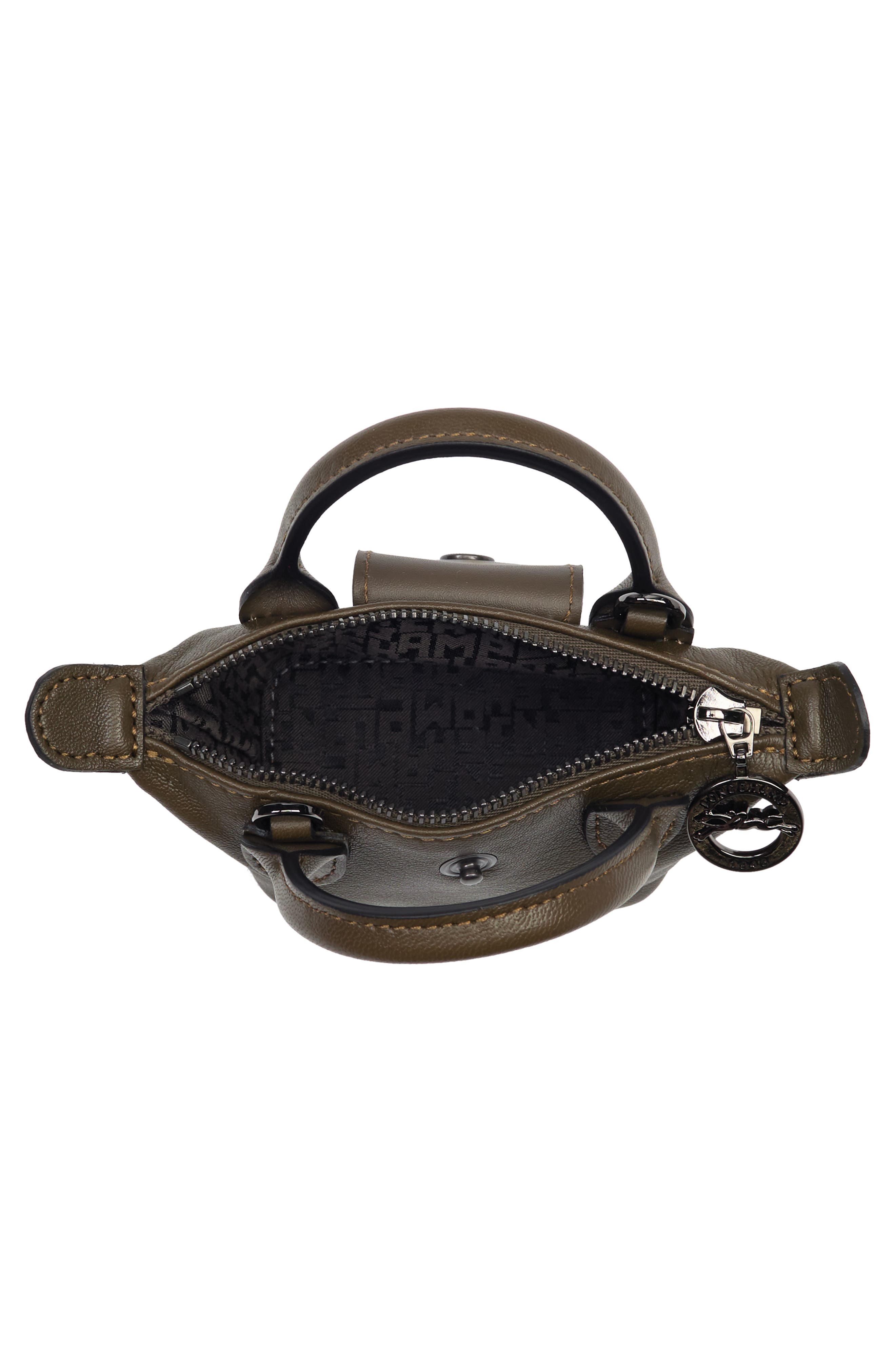 Longchamp Nano Leather Crossbody Bag, Alternate, color, 