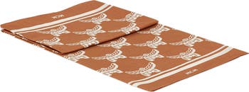 Lauretos Monogram Bandana Scarf