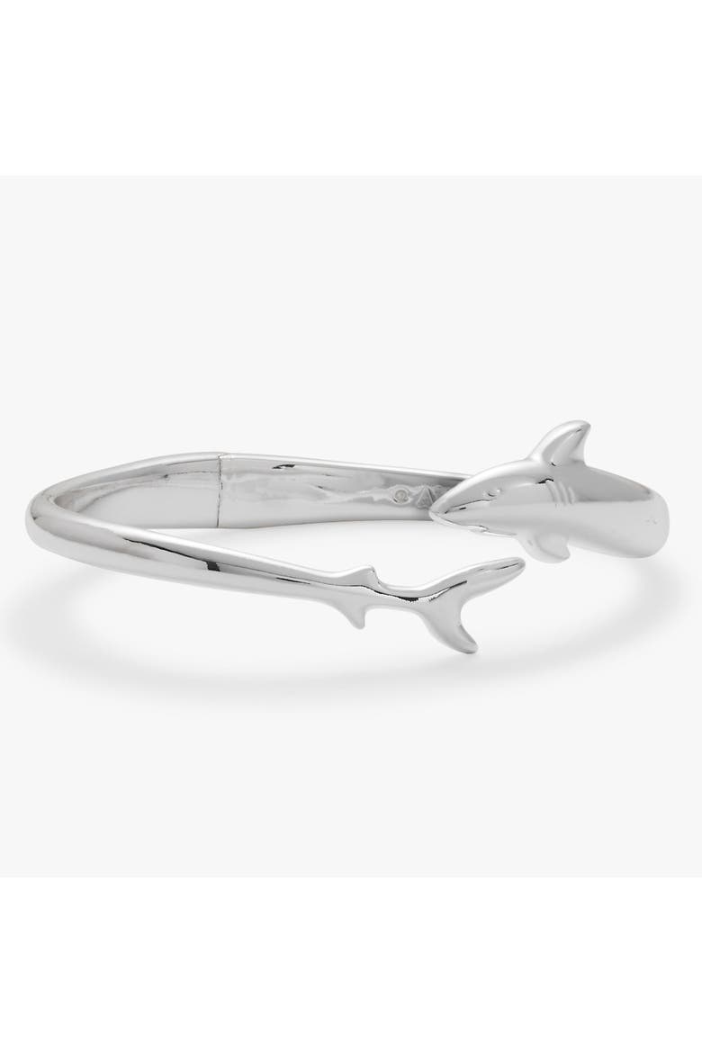 Shark Bypass Cuff, Alternate, color, Silver