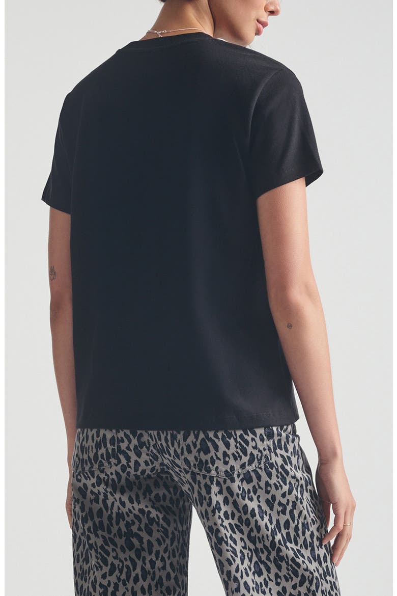 Logo Cotton Graphic T-Shirt, Alternate, color, BLACK