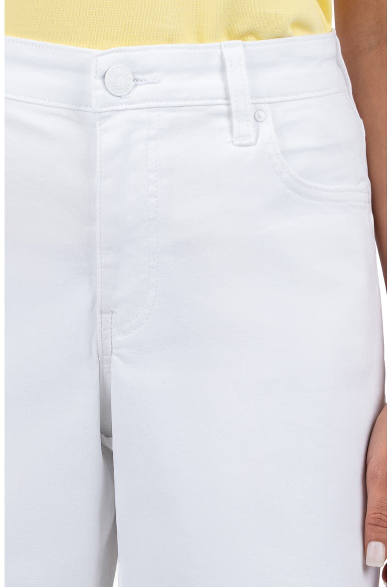 Hailey Cutoff Bermuda Denim Shorts, Alternate, color, OPTIC WHITE