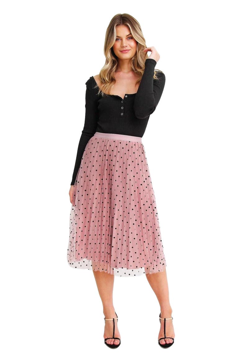 Mixed Feeling Reversible Skirt, Main, color, Pink