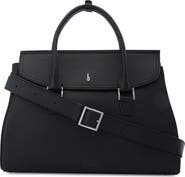 behno Large Coco Pebble Leather Satchel
