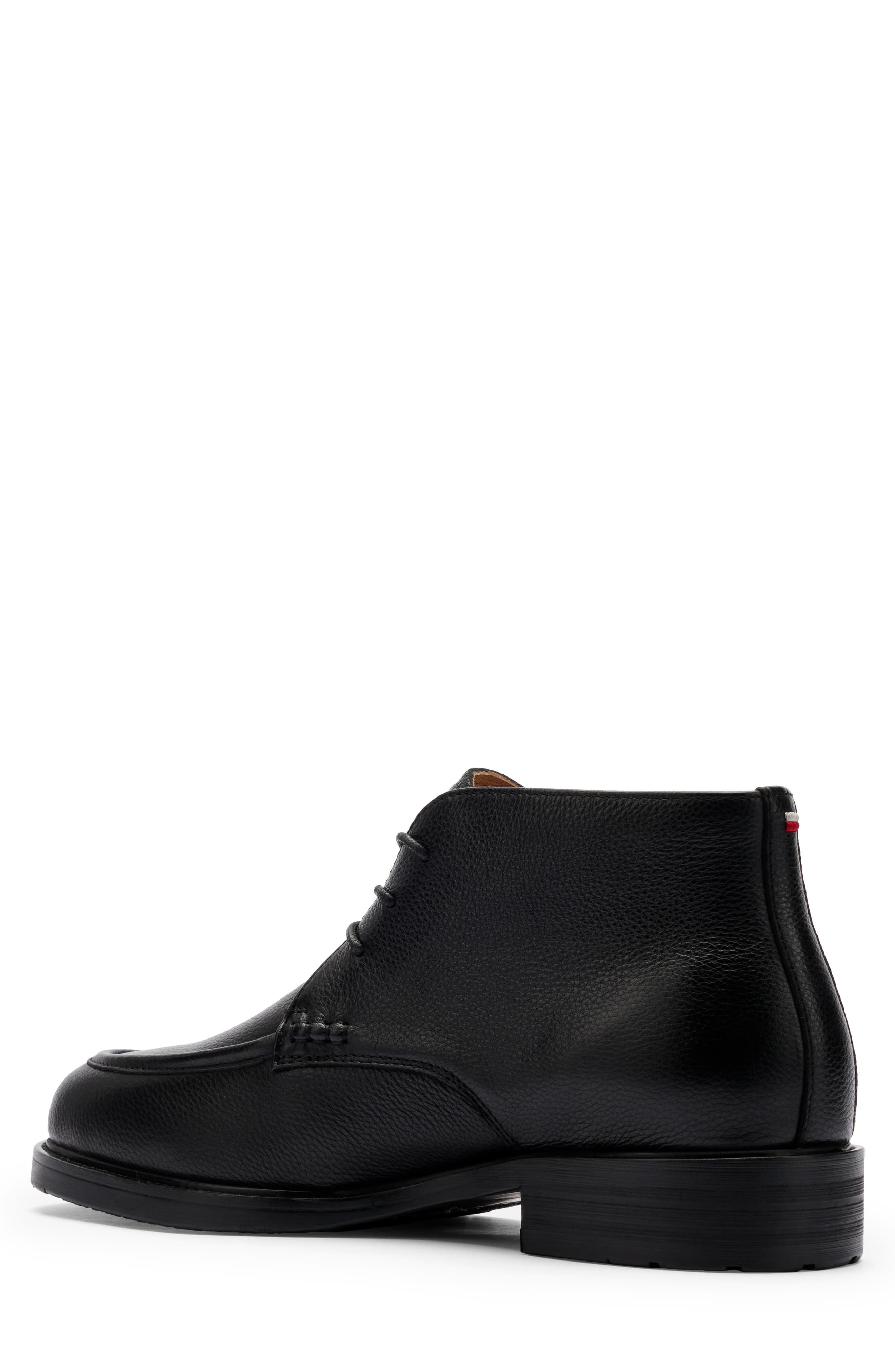 Logan Leather Chukka Boot, Alternate, color, BLACK