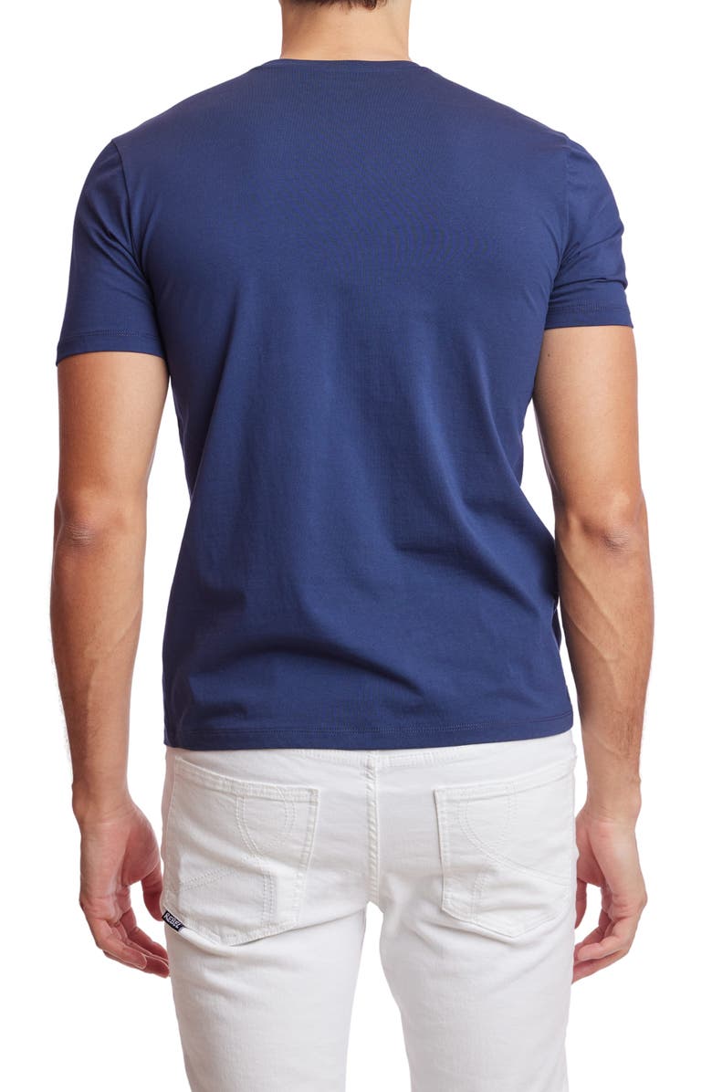 PAISLEY & GRAY Lucas Crewneck T-Shirt, Alternate, color, Navy Blue