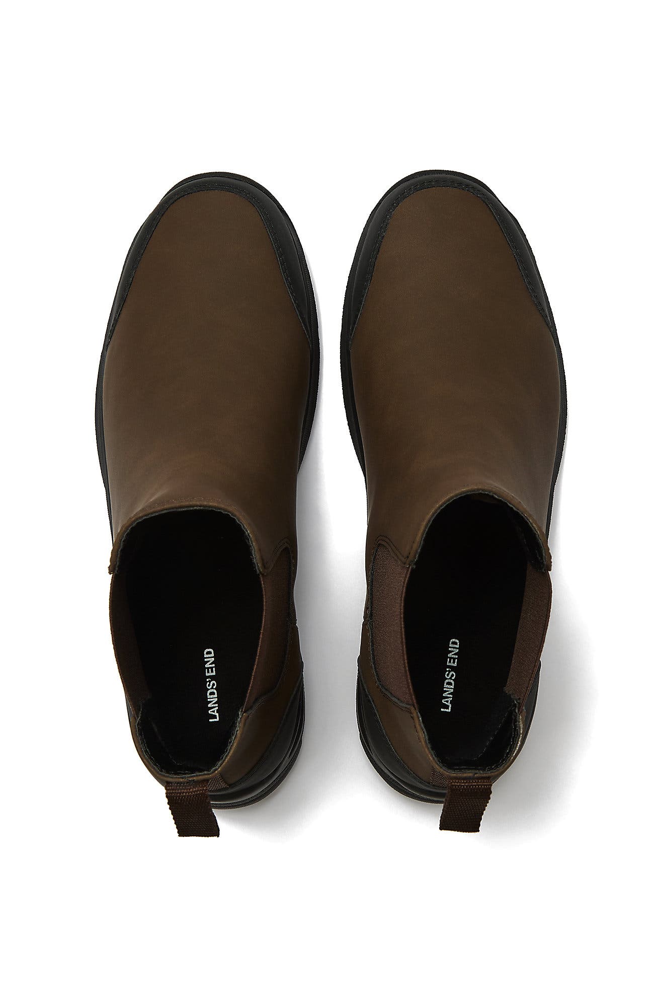 Lands' End Terrain All Weather Chelsea Boots, Alternate, color, Java Brown