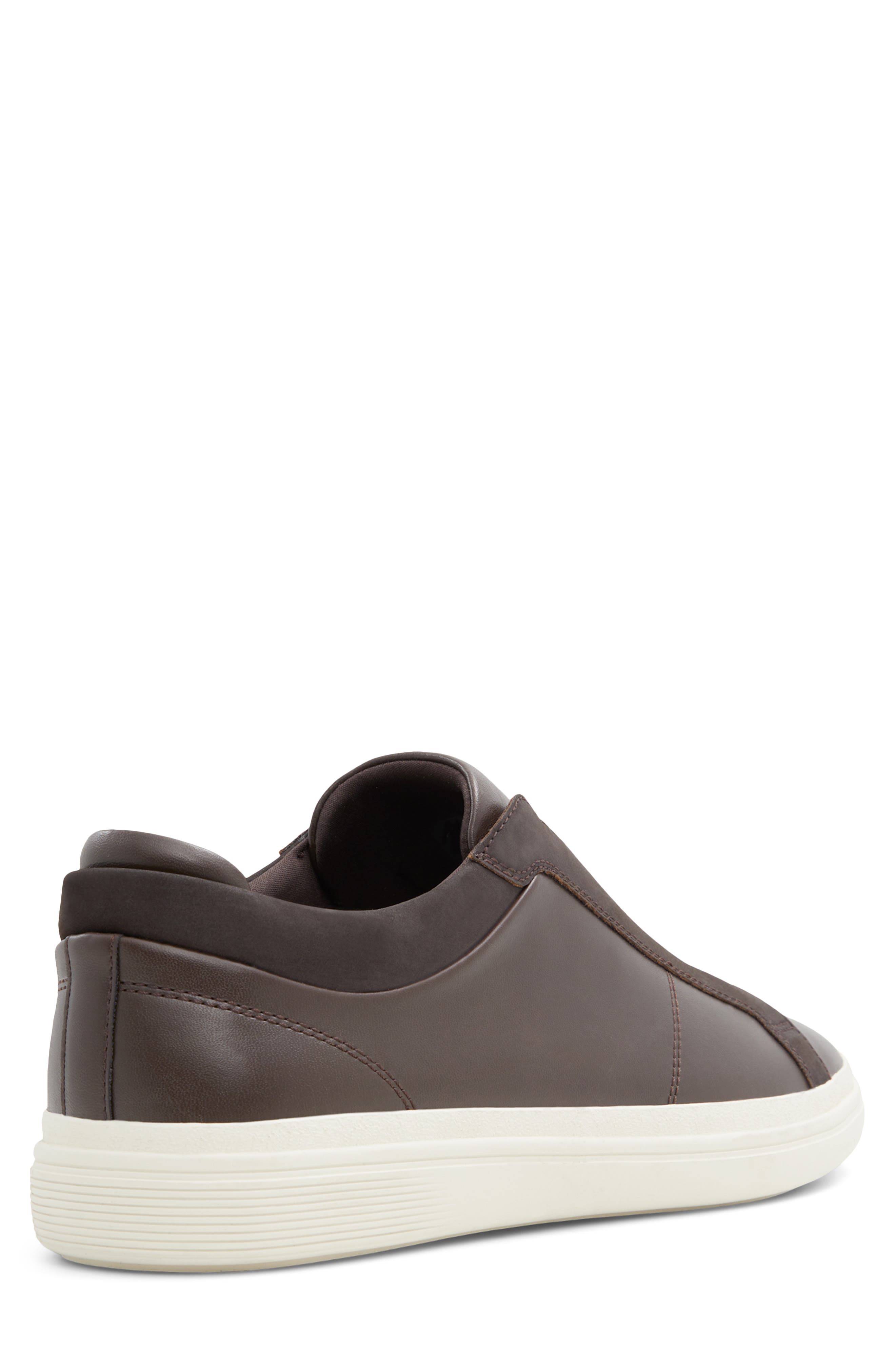 Aros Slip-On Sneaker, Alternate, color, DARK BROWN