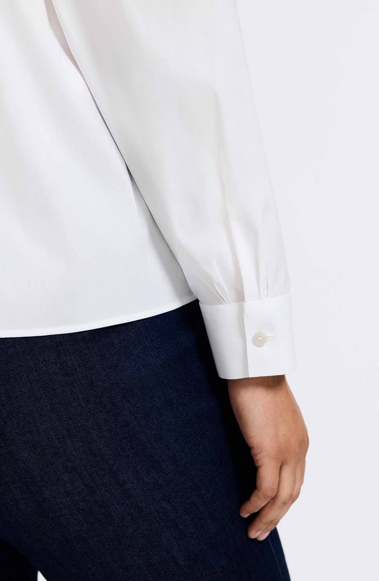 Foxcroft Marina Button-Up Shirt, Alternate, color, White