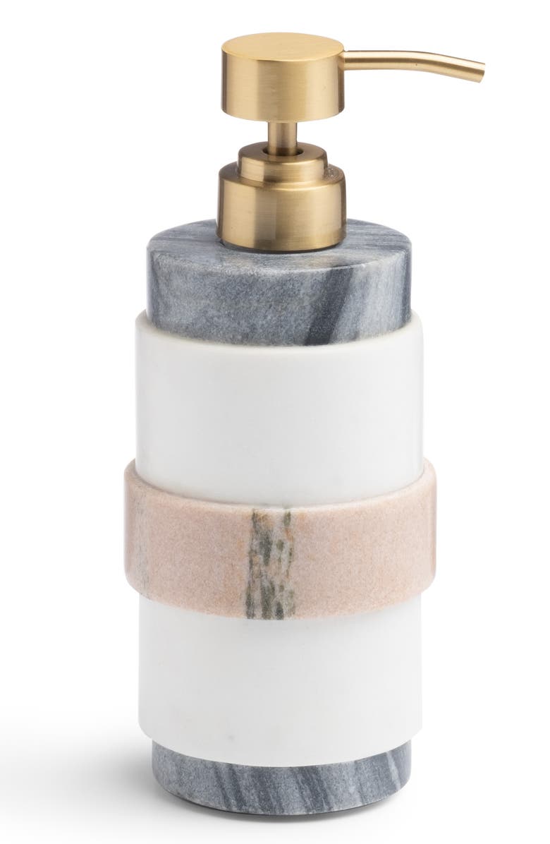 Kassatex Tripoli Marble Lotion Dispenser, Main, color,