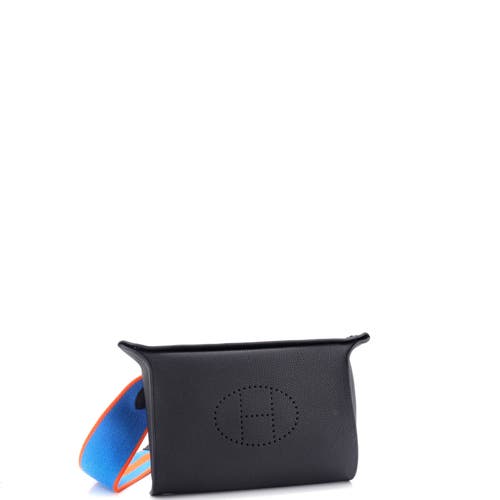 Pre-owned Hermes Hermes Videpoches Bag Togo In Black