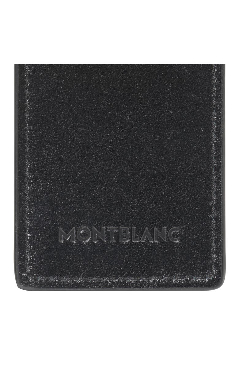 Montblanc Meisterstück Two-Pen Sleeve, Alternate, color, Black