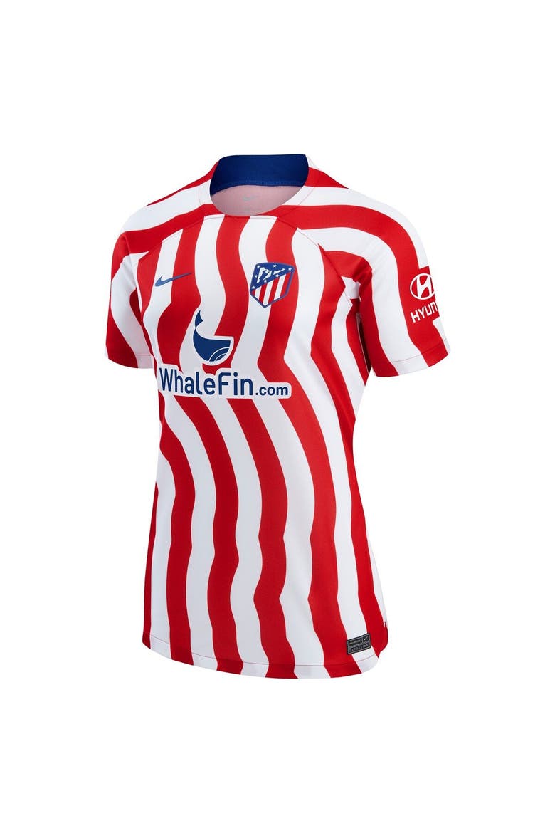 Women's Nike Red/White Atletico de Madrid 2022/23 Home Breathe Stadium Replica Blank Jersey, Alternate, color, Red