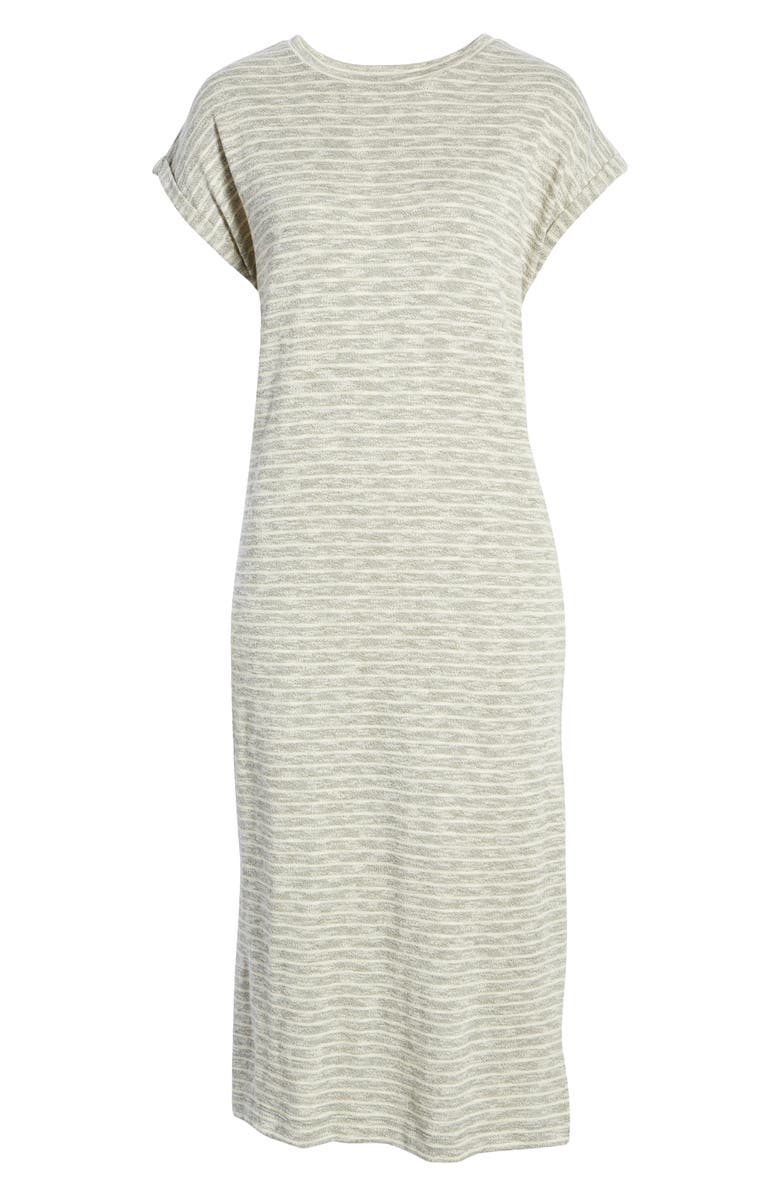 Caslon<sup>®</sup> Roll Sleeve T-Shirt Dress, Alternate, color, 