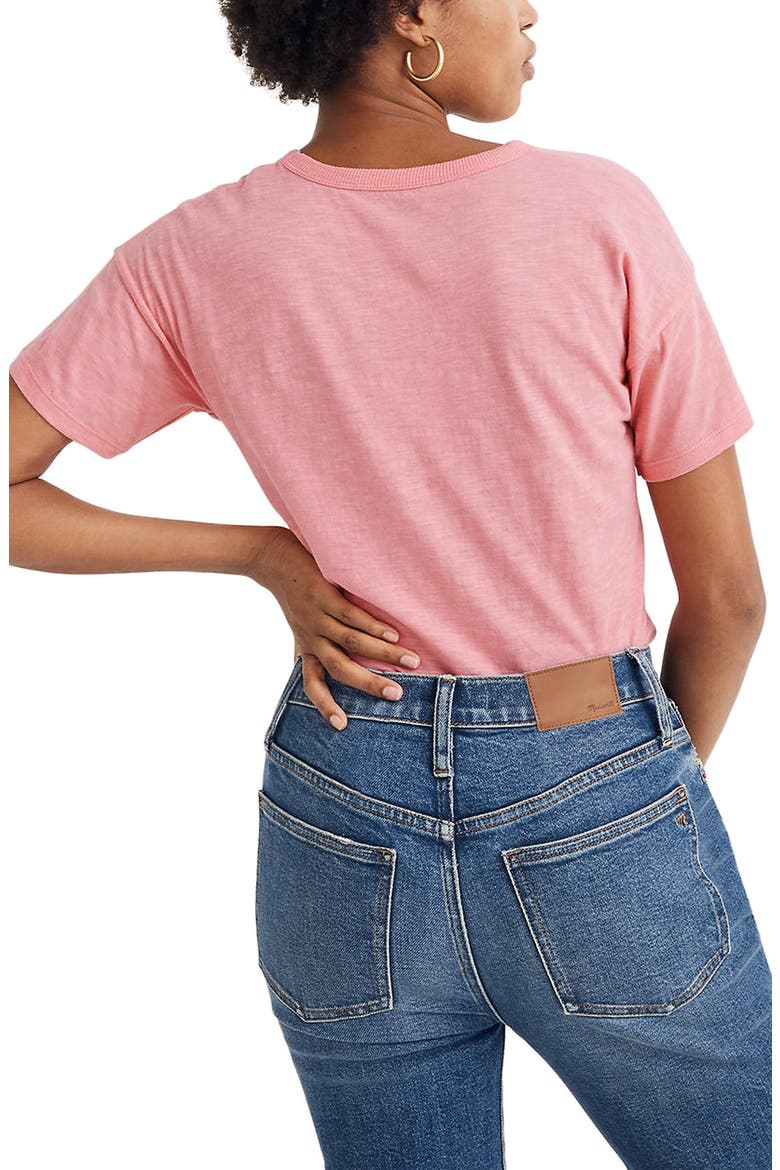 Whisper Cotton Crewneck T-Shirt, Alternate, color, CAFE PINK