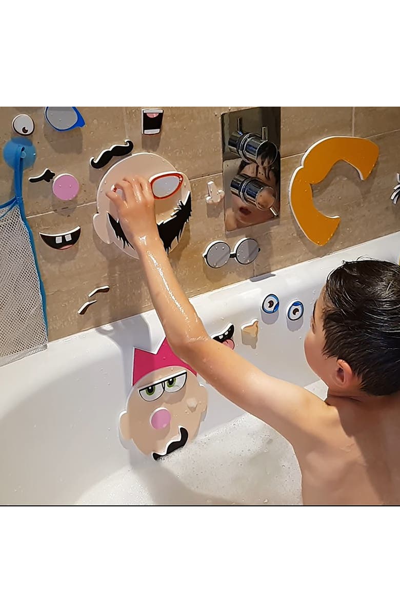 Buddy & Barney Silly Faces Bath Time Stickers, Alternate, color, 