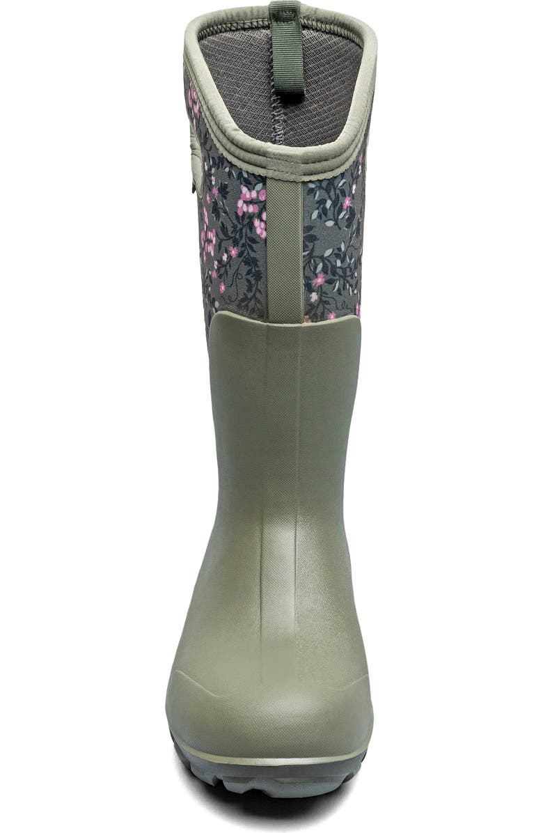 Bogs Classic Seamless Tall Rain Boot, Alternate, color, Olive Multi