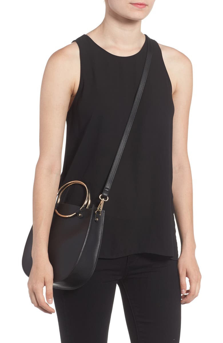 BP. Metal Ring Crossbody Bag, Alternate, color,