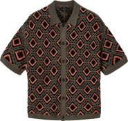 AllSaints Morena Knit Short Sleeve Cardigan