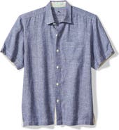 Tommy Bahama Paradise Breezer Short Sleeve Linen Button-Up Shirt