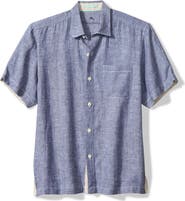 Tommy Bahama Paradise Breezer Short Sleeve Linen Button-Up Shirt