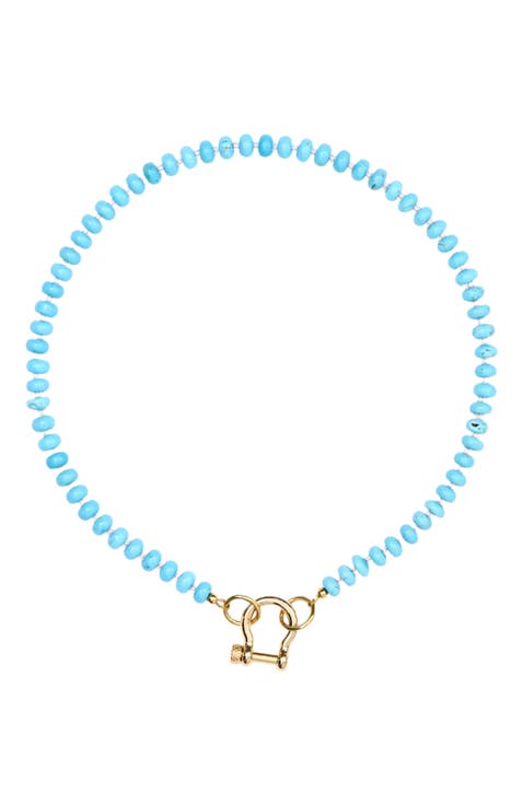 Stella Turquoise Gold Plated Necklace