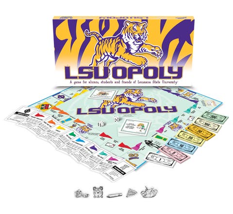 Louisiana State LSU Opoly Monopoly Board Game