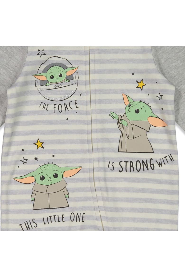The Mandalorian Grogu Gift Set 4-Piece Sleep N Play Layette Set, Alternate, color, Grogu Sage Green