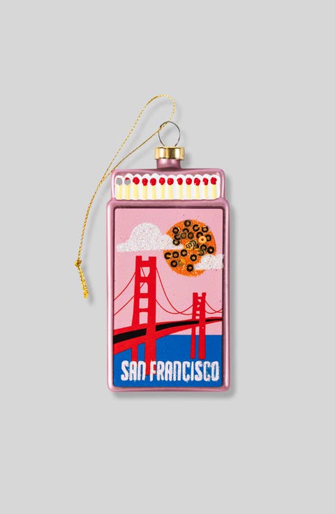 Matchbook Ornament - San Francisco