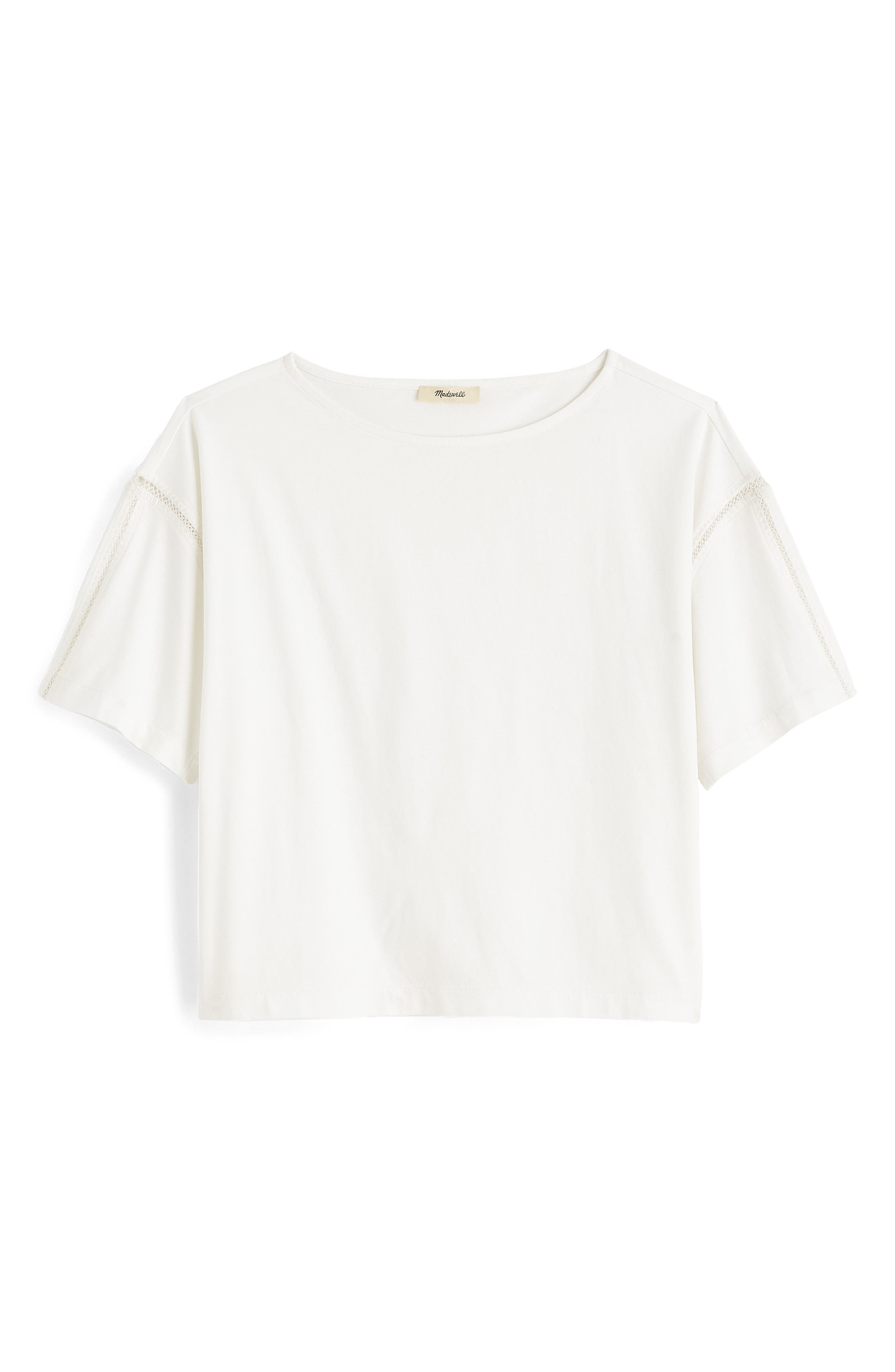 Madewell Embroidered Boxy Knit T-Shirt