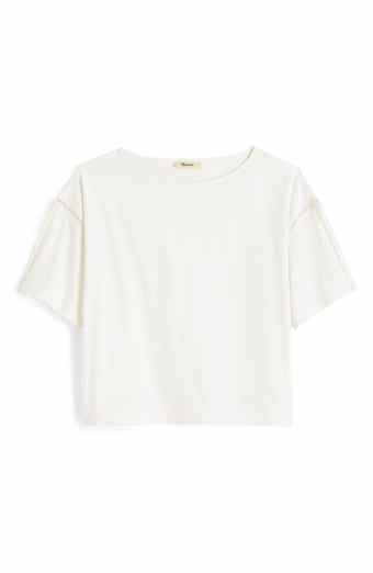 Madewell Embroidered Boxy Knit T-Shirt