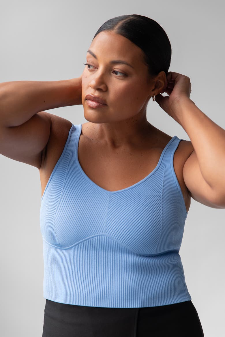 The Sweater Tank, Alternate, color, SKY