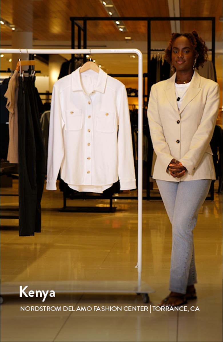 Cloud Jersey Shacket, sales video thumbnail