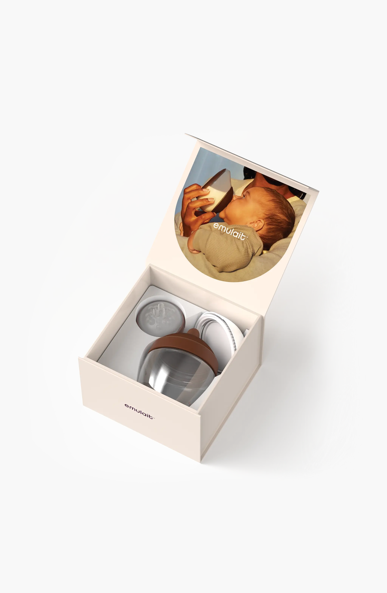 Emulait Classic Glass Feeding Bottle, Alternate, color, Deep