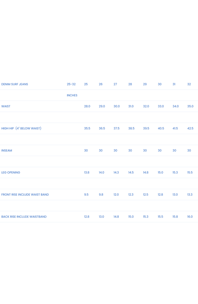 ARIKO Surf Jean, Alternate, color, Bleached Indigo