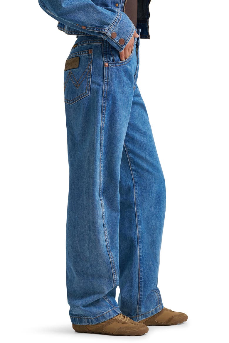Super Barrel High Waist Wide Leg Jeans, Alternate, color, COWBOY FADE