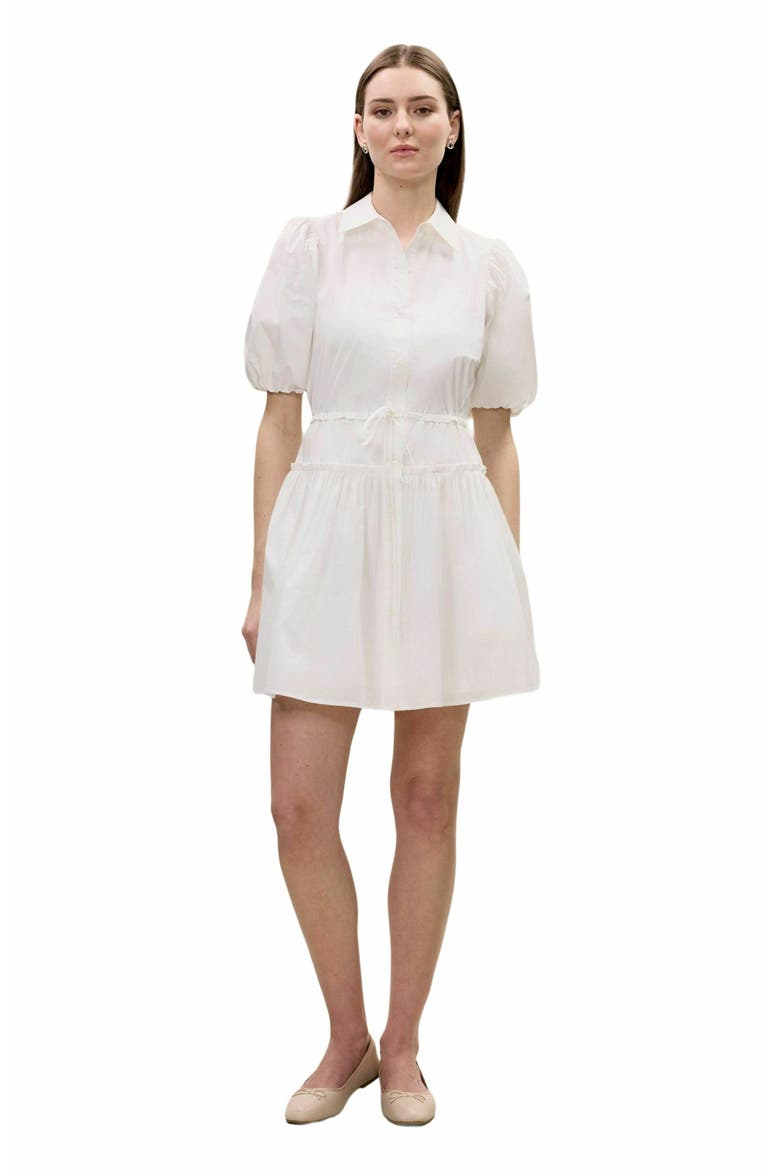 Yara Shirt Dress, Main, color, MILK