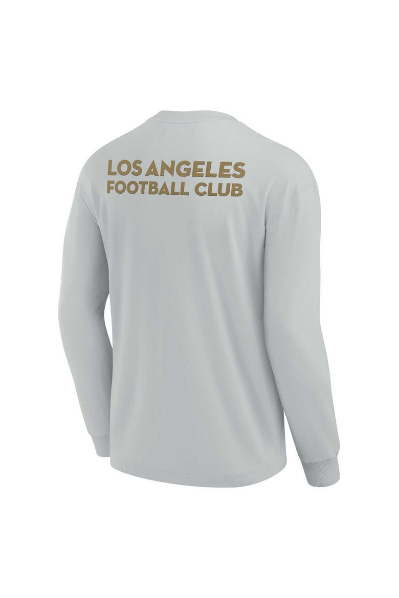 Unisex Fanatics Signature Gray LAFC Elements Super Soft Long Sleeve T-Shirt, Alternate, color, Gray