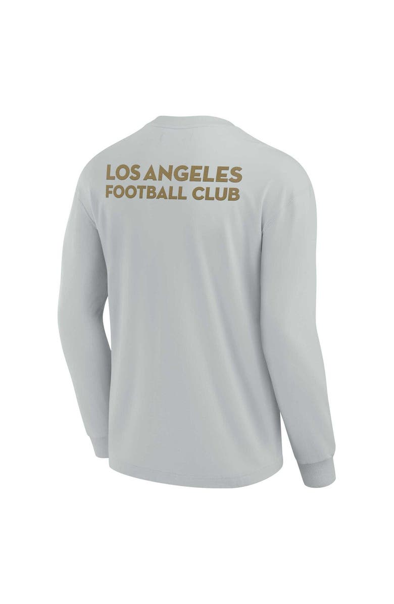 Fanatics Signature Unisex Fanatics Signature Gray LAFC Elements Super Soft Long Sleeve T-Shirt, Alternate, color, Gray