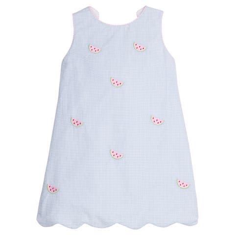 Kids' Embroidered Bow Back Dress (Toddler, Little Kid & Big Kid)