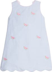 Little English Kids' Embroidered Bow Back Dress