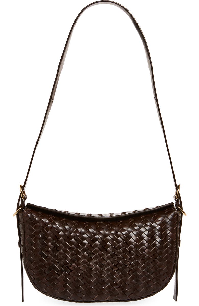 & Other Stories Braided Leather Shoulder Bag, Main, color,
