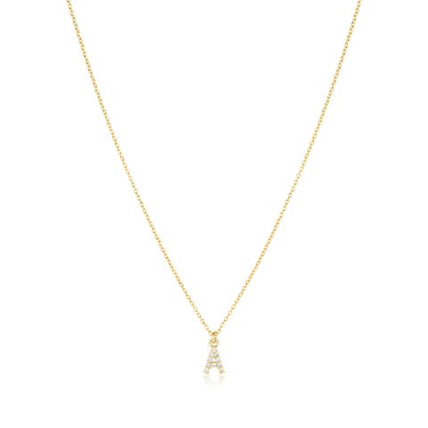 Gemma Initial Necklace