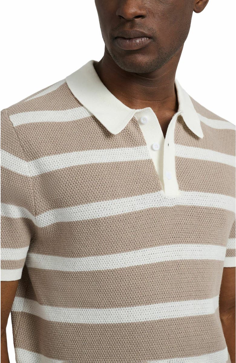 Onia Cotton Textured Knit Polo, Alternate, color, 