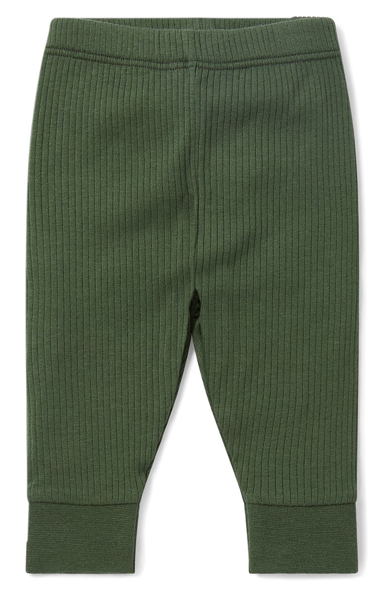 MORI Rib Fitted Two-Piece Pajamas, Alternate, color, 