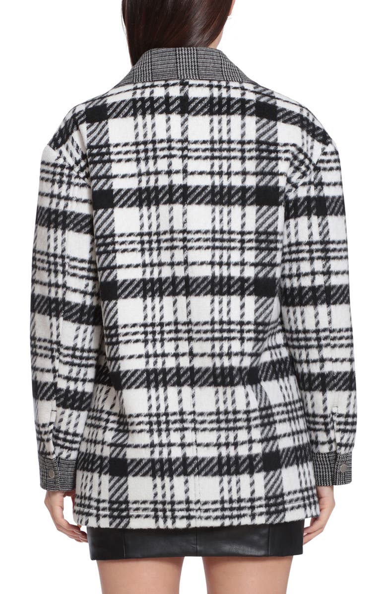 Avec Les Filles Mixed Plaid Shacket, Alternate, color,